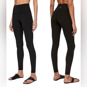 Lululemon Wunder Under High-Rise Tight 28" *Full-On Luxtreme Black Size 14